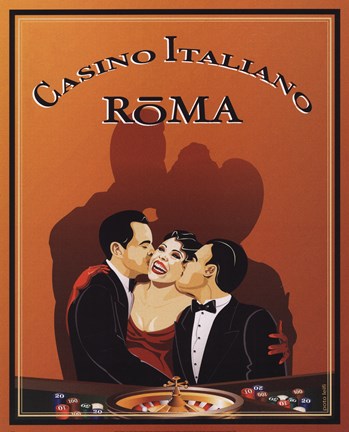 Framed Casino Italiano Print