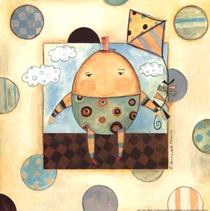 Framed Humpty Dumpty Print