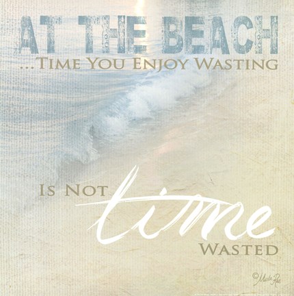 Framed At The Beach Print