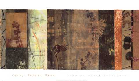 Framed Summer Lateday 5 Print