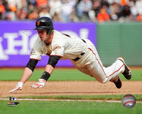 Framed Buster Posey 2013 Action Print