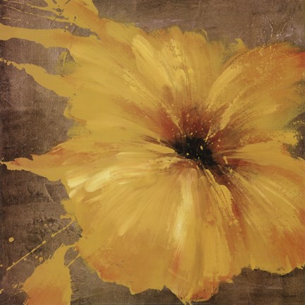 Framed Colourful Flowers I Print