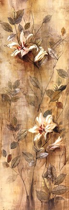 Framed Candlelight Lilies II Print