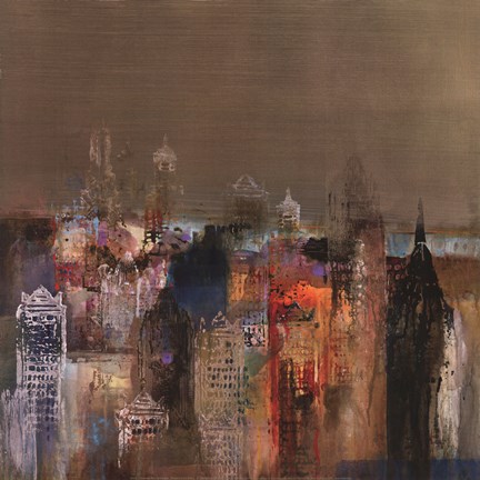 Framed Penthouse View I Print