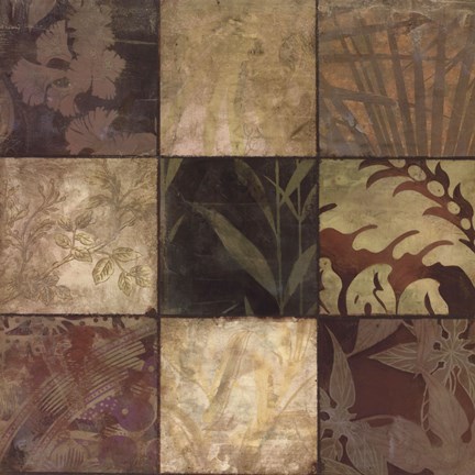 Framed Mosaic IV - Detail I Print