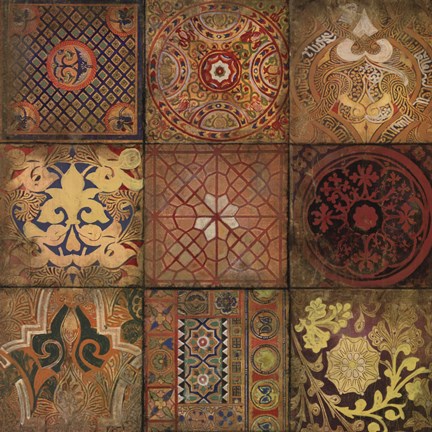 Framed Mosaic III - Detail II Print