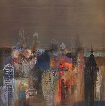 Framed Penthouse View I Print