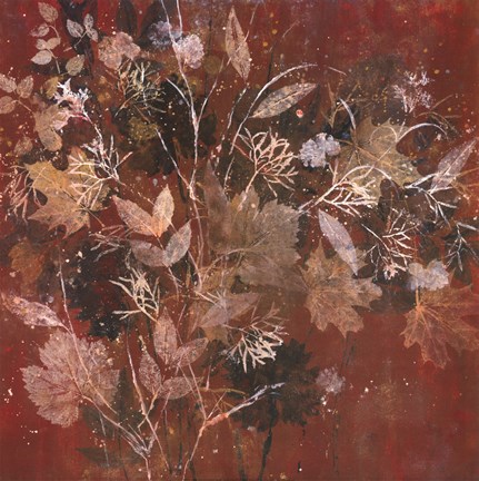 Framed Bronze Whispers II Print