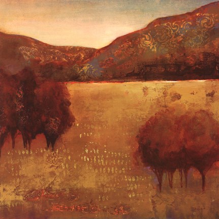 Framed Colour Of Fall III Print