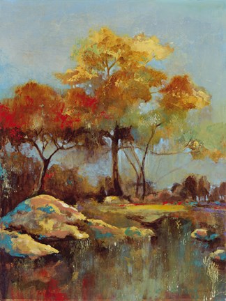 Framed Silent Colours III Print