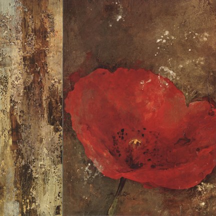 Framed Gilded Floral III Print