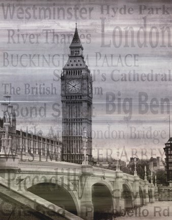 Framed Big Ben Print