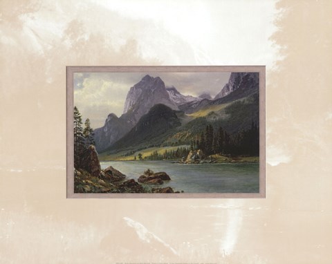 Framed Rocky Mountains Print