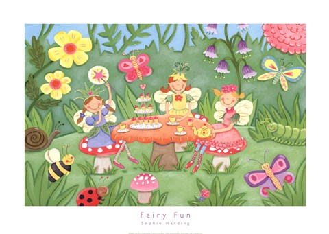 Framed Fairy Fun Print