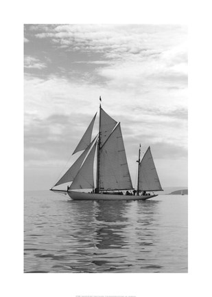 Framed Sailing Off Print