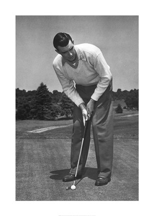 Framed On the Course I Print