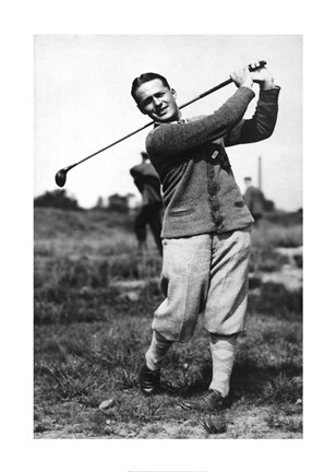 Framed On the Course II Print