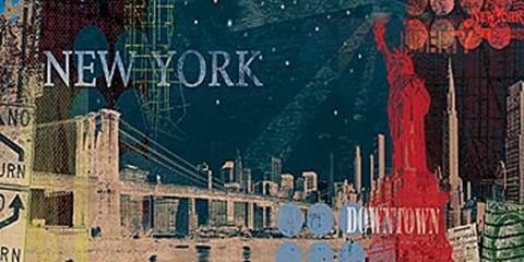 Framed New York Streets Print