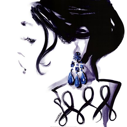 Framed Earrings Print