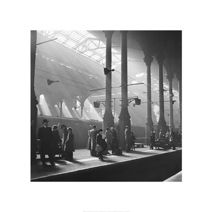 Framed Liverpool Street Station Print