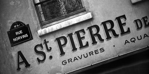 Framed Paris Streets I Print