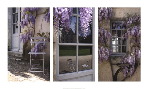 Framed Le Weekend Triptych Print