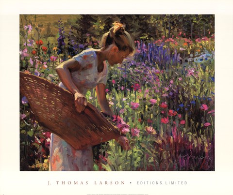 Framed In the Garden Print