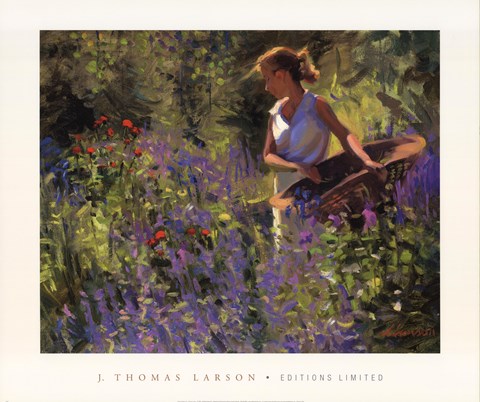 Framed Cutting Garden Print