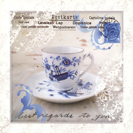 Framed Morning Tea II Print