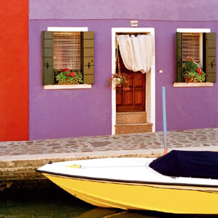 Framed Burano VI Print