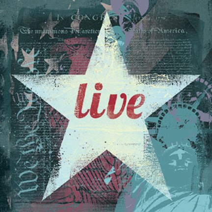 Framed American Dreams IV Print