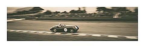Framed Jaguar XK 120 Print