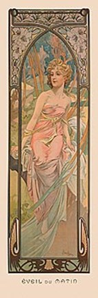 Framed Eveil Du Matin Print