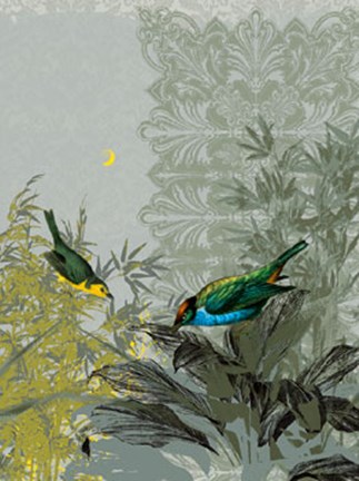 Framed Birdsong at Dusk Print