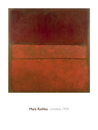 Framed Untitled, 1959 Print