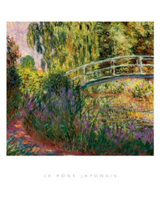 Framed Le Pont Japonais Print