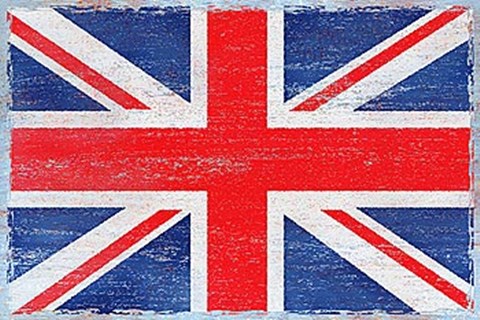 Framed Union Jack Print