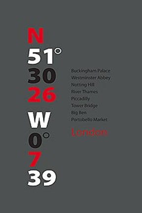 Framed Coordinate II Print