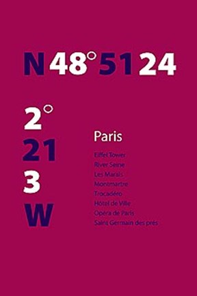 Framed Coordinate IV Print