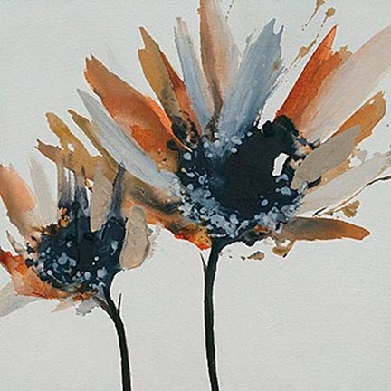 Framed Sepia Bloom II Print