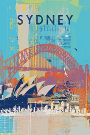 Framed Cities V Print