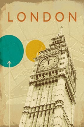 Framed City Plans I Print