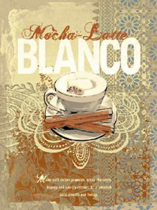 Framed Cafe Blanco Print