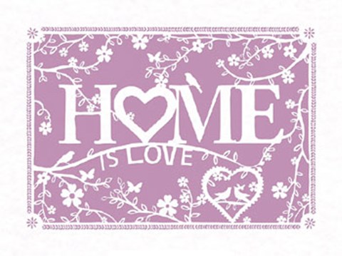Framed Home...is Love Print