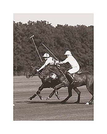 Framed Polo In The Park III Print