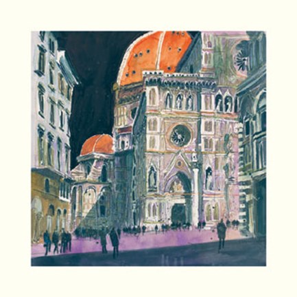 Framed Santa Maria del Fiore, Florence Print