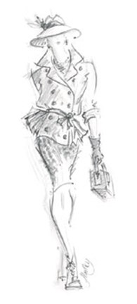 Framed Executive Women VI Print