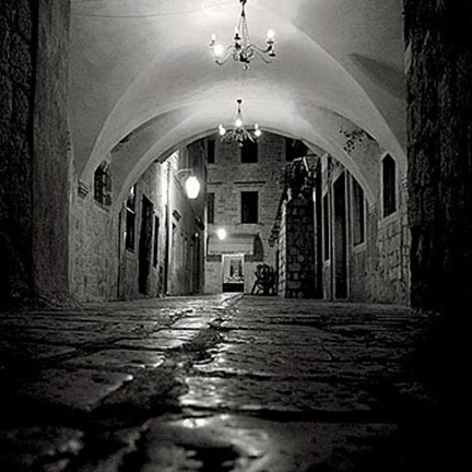 Framed Old Town II Print