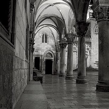 Framed Old Town III Print