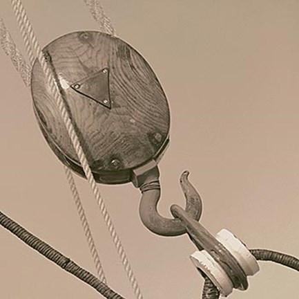 Framed Nautical Aspect VI Print